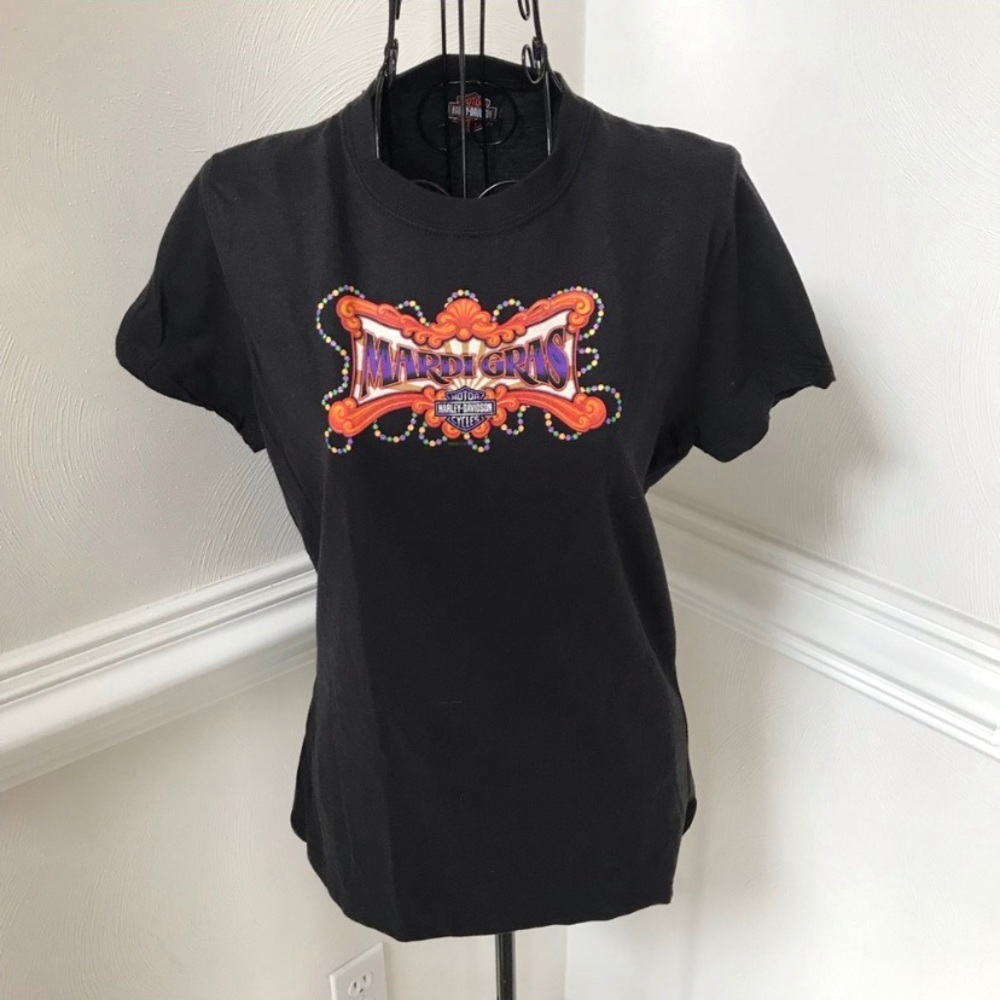 Harley-Davidson Mardi Gras New Orleans Tee Sz S - Picture 1 of 8